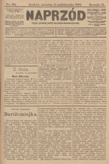 Naprzód : organ polskiej partyi socyalno-demokratycznej. 1900, nr 194