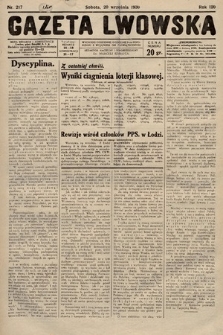 Gazeta Lwowska. 1930, nr 217