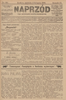 Naprzód : organ polskiej partyi socyalno-demokratycznej. 1900, nr 215