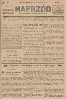 Naprzód : organ polskiej partyi socyalno-demokratycznej. 1900, nr 219