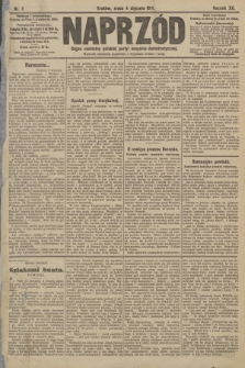 Naprzód : organ centralny polskiej partyi socyalno-demokratycznej. 1911, nr 3