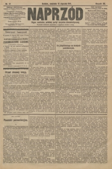Naprzód : organ centralny polskiej partyi socyalno-demokratycznej. 1911, nr 12