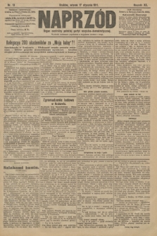 Naprzód : organ centralny polskiej partyi socyalno-demokratycznej. 1911, nr 13