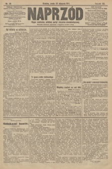 Naprzód : organ centralny polskiej partyi socyalno-demokratycznej. 1911, nr 20