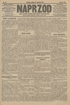 Naprzód : organ centralny polskiej partyi socyalno-demokratycznej. 1911, nr 22