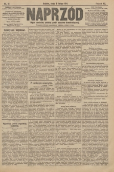 Naprzód : organ centralny polskiej partyi socyalno-demokratycznej. 1911, nr 31