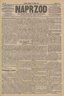 Naprzód : organ centralny polskiej partyi socyalno-demokratycznej. 1911, nr 45