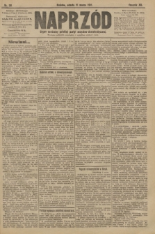 Naprzód : organ centralny polskiej partyi socyalno-demokratycznej. 1911, nr 58