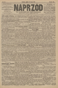 Naprzód : organ centralny polskiej partyi socyalno-demokratycznej. 1911, nr 74