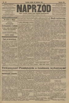 Naprzód : organ centralny polskiej partyi socyalno-demokratycznej. 1911, nr 97