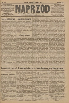Naprzód : organ centralny polskiej partyi socyalno-demokratycznej. 1911, nr 123