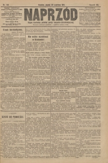 Naprzód : organ centralny polskiej partyi socyalno-demokratycznej. 1911, nr 144