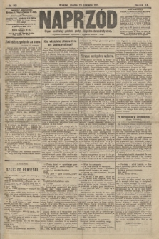 Naprzód : organ centralny polskiej partyi socyalno-demokratycznej. 1911, nr 145