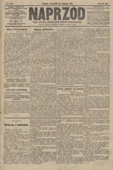 Naprzód : organ centralny polskiej partyi socyalno-demokratycznej. 1911, nr 149