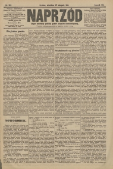 Naprzód : organ centralny polskiej partyi socyalno-demokratycznej. 1911, nr 199