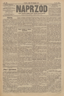 Naprzód : organ centralny polskiej partyi socyalno-demokratycznej. 1911, nr 201