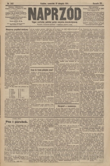 Naprzód : organ centralny polskiej partyi socyalno-demokratycznej. 1911, nr 202