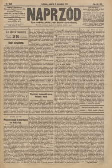 Naprzód : organ centralny polskiej partyi socyalno-demokratycznej. 1911, nr 204