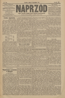 Naprzód : organ centralny polskiej partyi socyalno-demokratycznej. 1911, nr 212