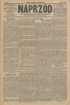 Naprzód : organ centralny polskiej partyi socyalno-demokratycznej. 1911, nr 213