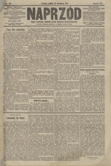 Naprzód : organ centralny polskiej partyi socyalno-demokratycznej. 1911, nr 214