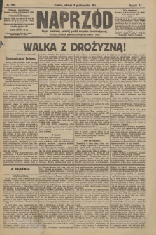 Naprzód : organ centralny polskiej partyi socyalno-demokratycznej. 1911, nr 229