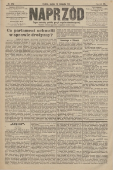 Naprzód : organ centralny polskiej partyi socyalno-demokratycznej. 1911, nr 273