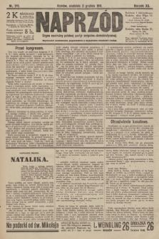 Naprzód : organ centralny polskiej partyi socyalno-demokratycznej. 1911, nr 281