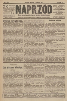 Naprzód : organ centralny polskiej partyi socyalno-demokratycznej. 1911, nr 282