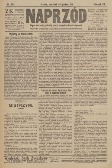 Naprzód : organ centralny polskiej partyi socyalno-demokratycznej. 1911, nr 299