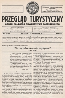 Przegląd Turystyczny : organ Polskiego Towarzystwa Tatrzańskiego. 1933, nr 3