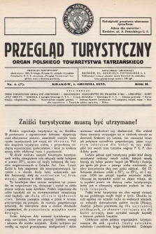 Przegląd Turystyczny : organ Polskiego Towarzystwa Tatrzańskiego. 1933, nr 4