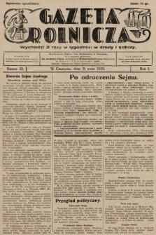 Gazeta Rolnicza. 1930, nr 20