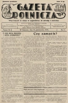 Gazeta Rolnicza. 1930, nr 40