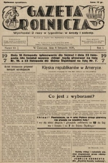 Gazeta Rolnicza. 1930, nr 45