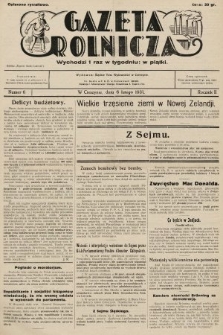 Gazeta Rolnicza. 1931, nr 6