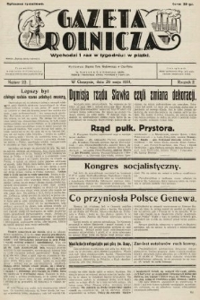 Gazeta Rolnicza. 1931, nr 22