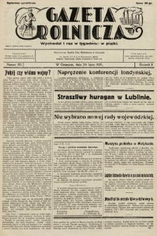 Gazeta Rolnicza. 1931, nr 30