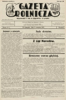 Gazeta Rolnicza. 1931, nr 37