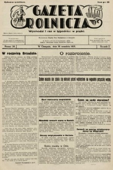 Gazeta Rolnicza. 1931, nr 38