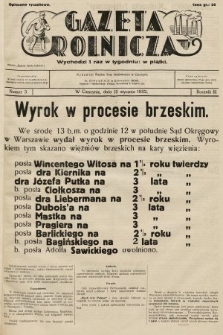 Gazeta Rolnicza. 1932, nr 3