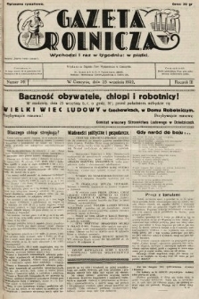 Gazeta Rolnicza. 1932, nr 39