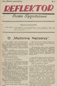 Reflektor : pismo tygodniowe. 1928, nr 2