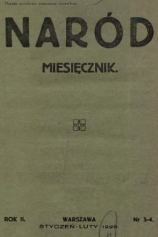 Naród. 1929, nr 3-4