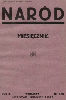 Naród. 1929, nr 9-10