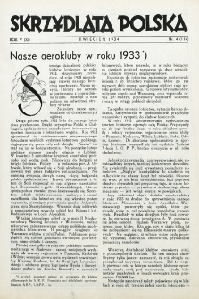 Skrzydlata Polska. 1934, nr 4