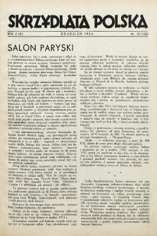 Skrzydlata Polska. 1934, nr 12