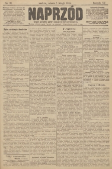 Naprzód : organ polskiej partyi socyalno demokratycznej. 1906, nr 32