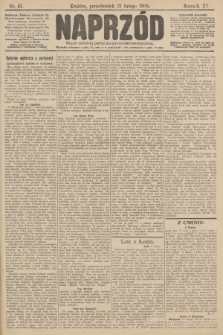 Naprzód : organ polskiej partyi socyalno demokratycznej. 1906, nr 41