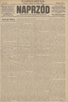 Naprzód : organ polskiej partyi socyalno demokratycznej. 1906, nr 46 (po konfiskacie nakład drugi)